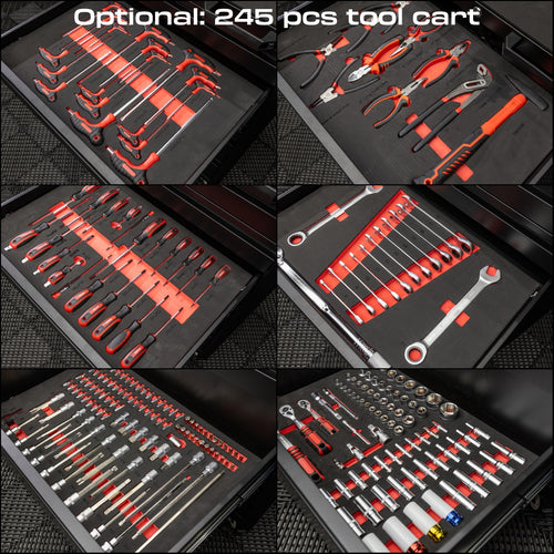 IVON Black Series Verktygsvagn 4-6 lådor