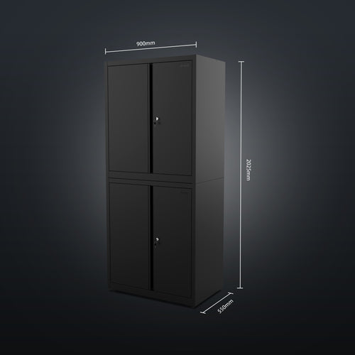 IVON Black Series Högskåp 2-Delat 90x202 cm