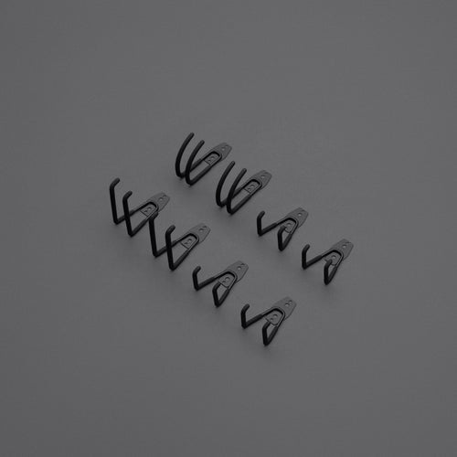 IVON Förvaringskrokar Gummibeklädda 8-PACK