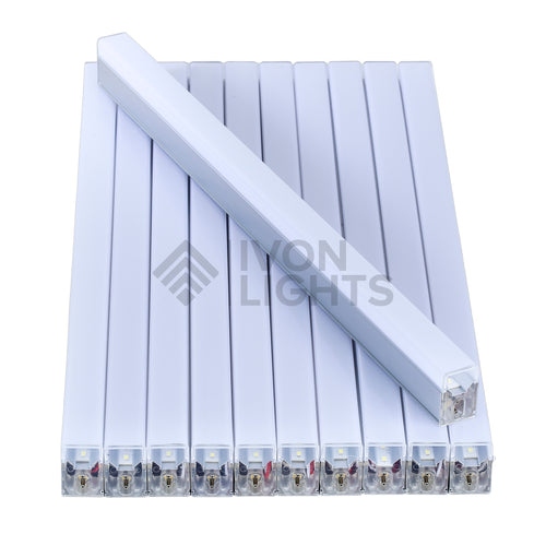 IVON LED-Stav 44 cm Kort Reservdel – tillverkad i aluminium & PVC, AC 220V, 6W, med 6000K klarvitt ljus.