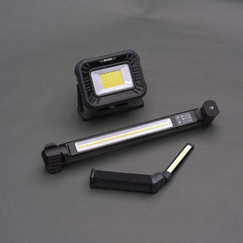 IVON Arbetsbelysningspaket: Work, Foldable & Magnetic