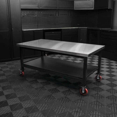 IVON Workbench With Wheels 180 x 90 cm