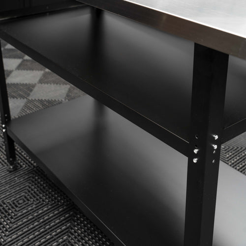 IVON Workbench With Shelves 120 x 60 cm