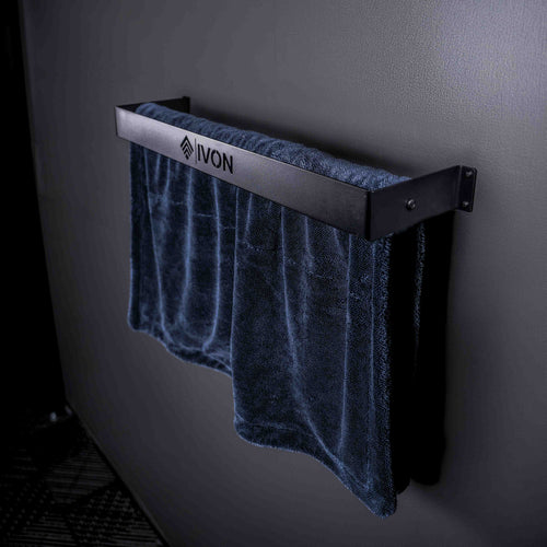 IVON Vägghängd torkställning Svart