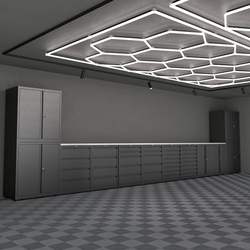 IVON Arbetsbänk Black Series Large Inkl 2x Högskåp (780 cm)