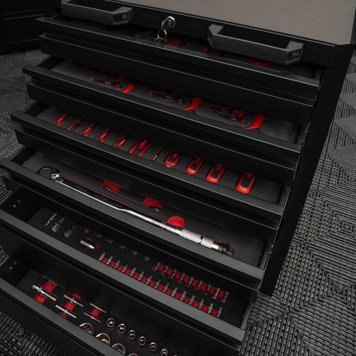 IVON Black Series Verktygsvagn 6 lådor