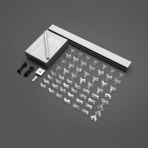 IVON BLACKOUT Hexagon Garagebelysning LED-Armatur 243x478cm