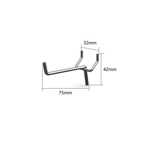 IVON hook for tool pegboard 75 mm long