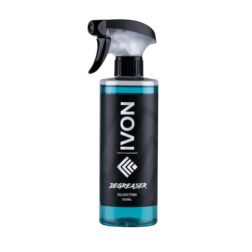 IVON DEGREASER Kallavfettning 500ml mot vit bakgrund med tydlig etikett och design.