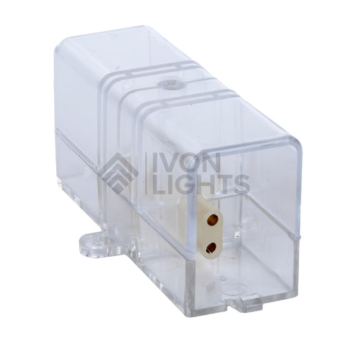Rak koppling i IVON Hexagon Garagebelysning 2-pack, garanterar en stabil LED-anslutning.