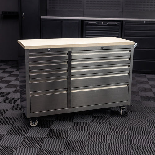 IVON Stainless Series Tool Trolley Large 118x46 cm