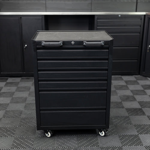 IVON Black Series Tool Cart 6 Drawers Including Tools (245 Pieces)
