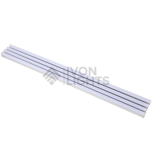 IVON LED-Stav 120 cm Lång Reservdel – tillverkad i aluminium & PVC, AC 230V, 16W, med 6000K klarvitt ljus.