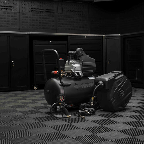 IVON Tryckluftspaket: Kompressor + Slangvinda + Munstycke