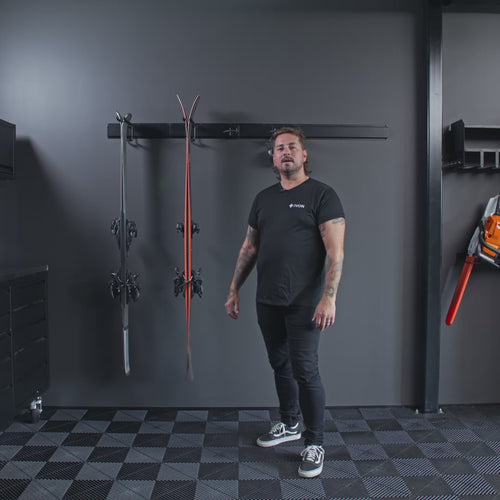 IVON Rail - Wall Mounted Ski Holder