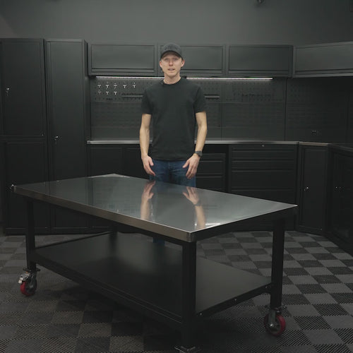 IVON Workbench With Wheels 180 x 90 cm