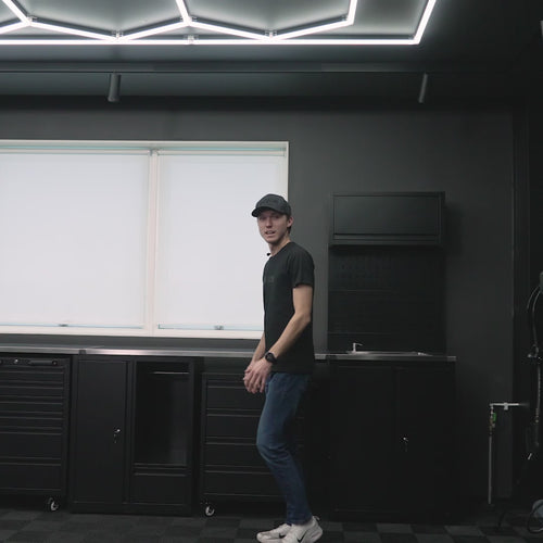 2-PACK: IVON Hexagon Garage lighting LED Armature 241x478cm