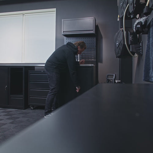 IVON Black Series Low Cabinet Incl. Sink + Faucet