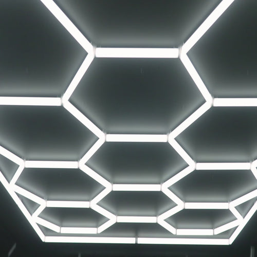 IVON BLACKOUT Hexagon Garage lighting LED Armature 243x478cm
